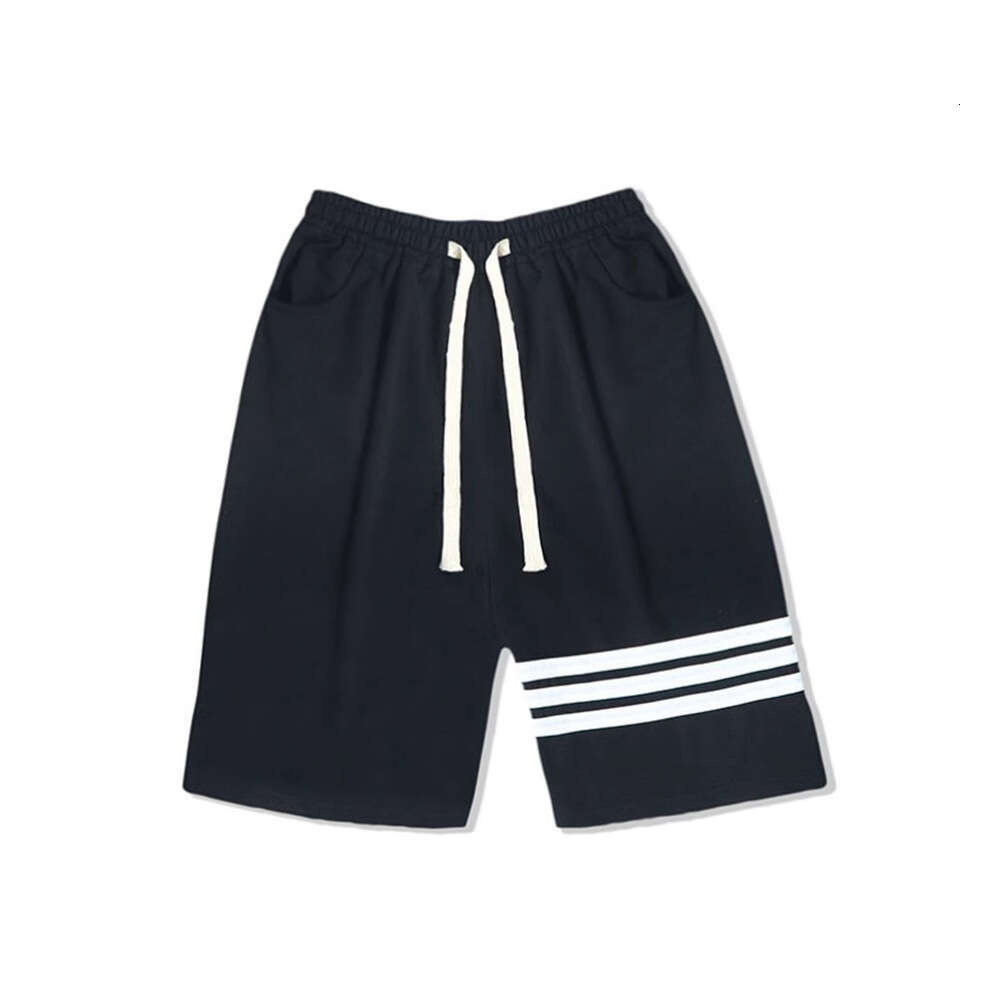American Street Style Loose Three-Stripe Shorts for Men Summer Outdoor Plus Size Five-Point Casual Pants 5-Point Pants Mens Pants