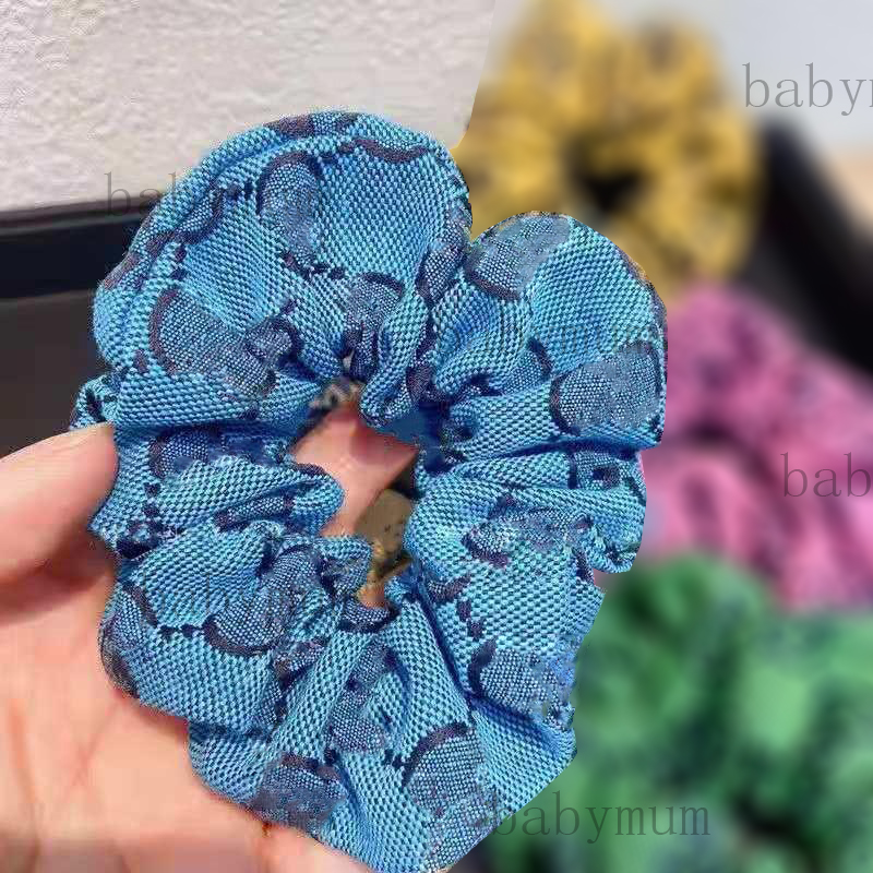 trendy women hairwear women hair accessory luxury letters gg hair tie designer hairband elastic hair rope instestine hair ring