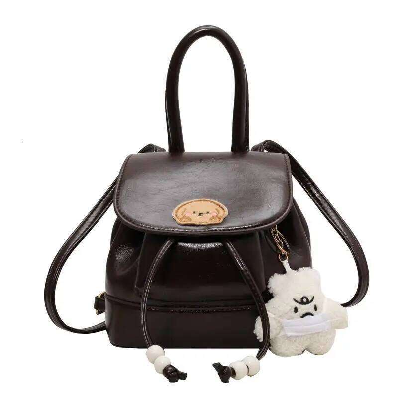 Women's Bags Designer South Korean Ins Girl Female Package New Bagpack Autumn Winter Retro Fashion Backpack Niche High-Grade Sense Crossbody Bag