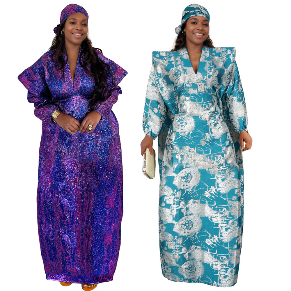 Muslim jacquard loose fitting long robe childrens plus size dress headscarf241017