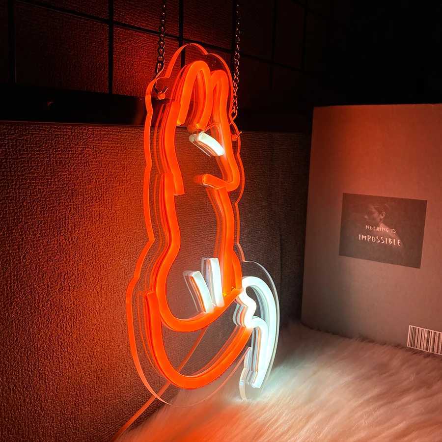 Fox Neon Sign Aesthetic Animal LED Sign Used for Home Living Room Study Game Room Art Decor USB Power Supply with Switch. XJ250626