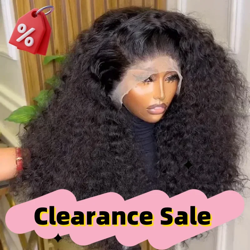 Hd 13x6 Lace Wig Human Hair Kinky Curly Wig Wear And Go 40 Inch Brazilian Pre Plucked 13x4 Deep Wave Water Wave Lace Frontal Wigs Synthetic