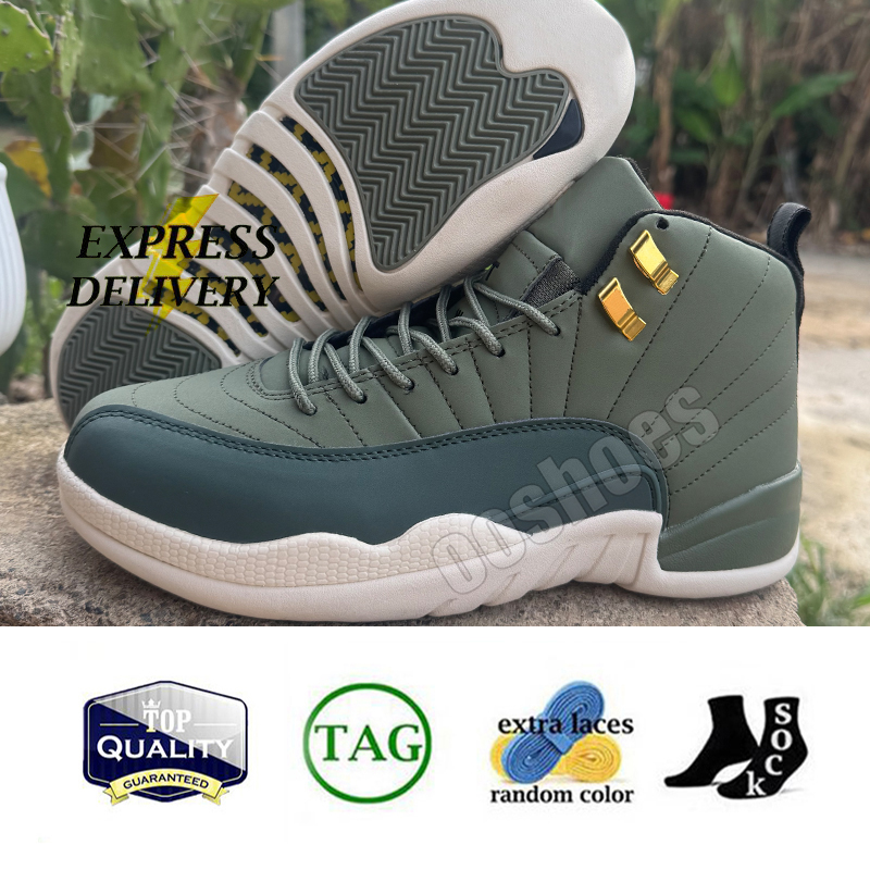 OG 12 Basketball Shoes 12s Designer Sneakers Flu Game French Blue Dark Grey AMM University Yellow Men Women XII Outdoor Sports Trainers With Size US13