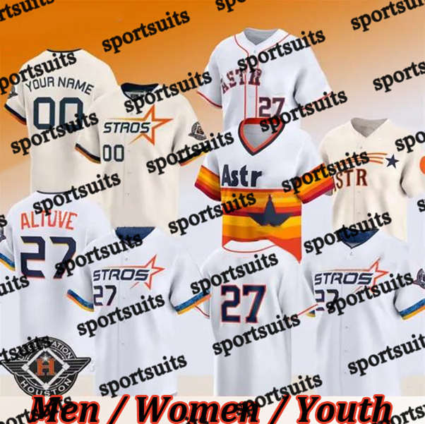 Jose Altuve Jersey Alex Bregman Yordan Baseball Jerseys Alvarez Astros Jerseys Kyle Tucker Josh Hader Justin Verlander Jeremy Pena Jake Meyers City jersey