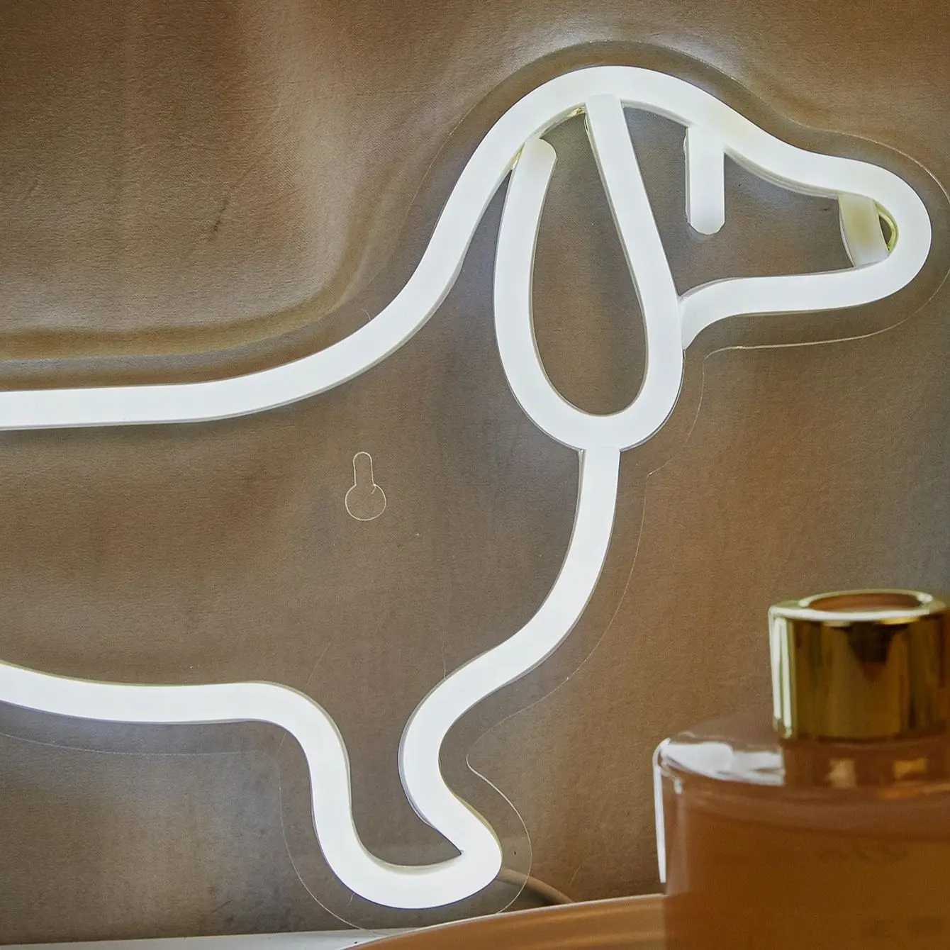 Chi-buy LED Neon Dog USB Powered Neon Signs Night Light 3D Wall Art Game Room Bedroom Living Room Decor Lamp SignsXJ250626