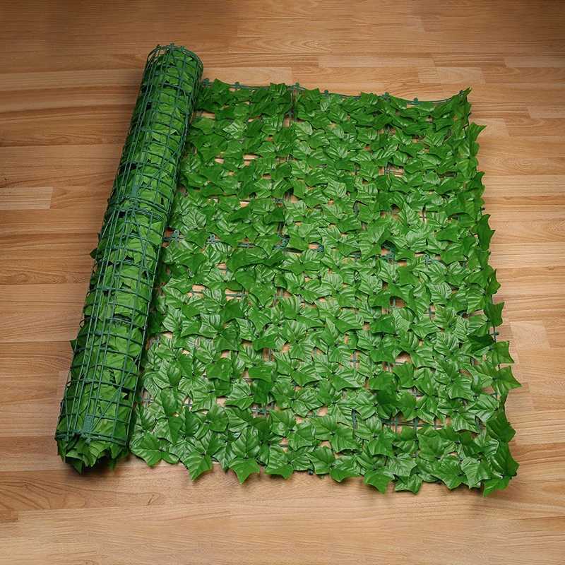 1M/3M Artificial Green Leaf Fence Panels Faux Privacy Fence Screen For Home Outdoor Garden Balcony Decoration X250627