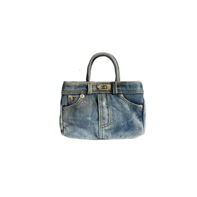 Women's Bags Designer Retro Waed Denim Oulder Crossbody Faionable Commuter Platinum Bag Versatile Handbag For Young Women Casual Sle