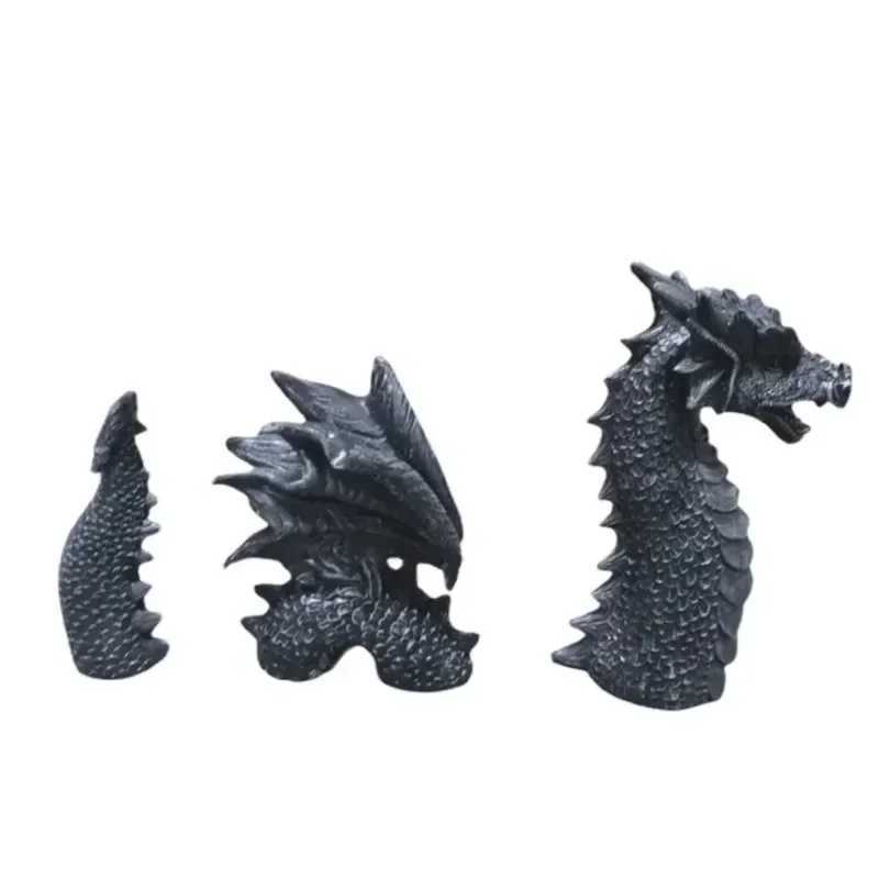 Dragon Sculpture Resin Giant Lawn Sculpture Gothic Fantasy Character Art Garden Terrace Statue Decoration X250627