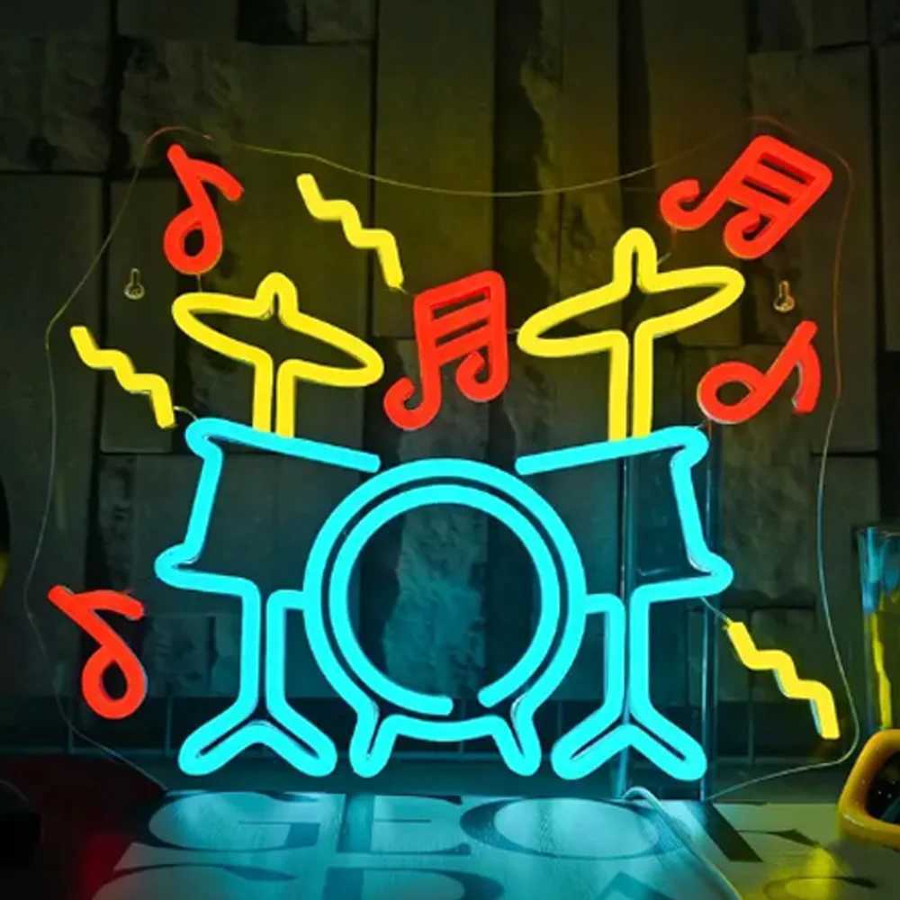 Jazz Saxophone Led Neon Sign Dimmable Lights Live Music Wall Decor Art Signs Room Decoration Studio Bar Club Party Light Up SignXJ250626