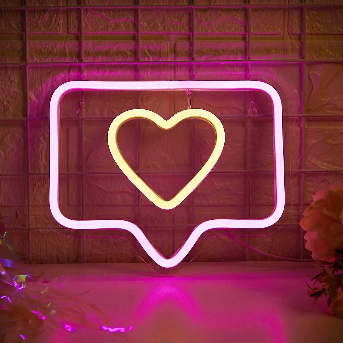 Chi-buy Backboard LED Neon Sign USB Powered Neon Signs Night Light 3D Wall Art Game Room Bedroom Living Room Decor Lamp Signs XJ250626