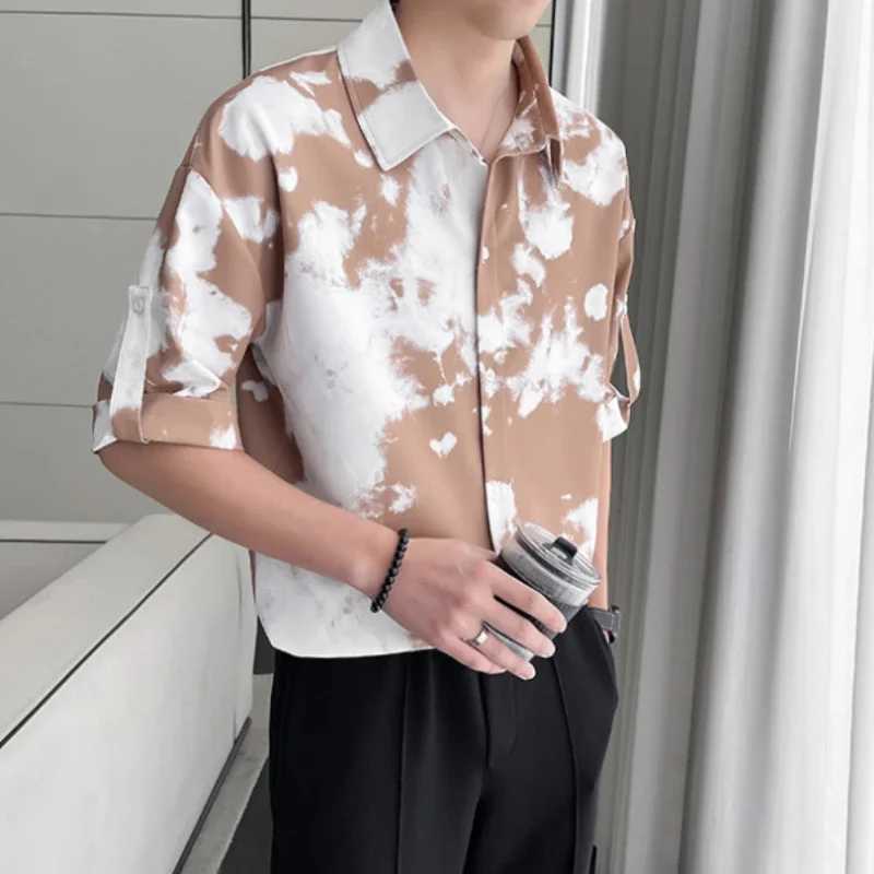 Shirts for Men Short Sleeve Slim Fit Cheap Brand Aesthetic Normal New in Casual High Quality Luxury Fashion 2025 Tops Mens Shirt W250627
