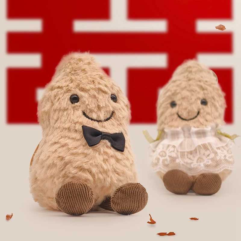 Jelly Cat Small Peanut Plush Doll Kawaii Room Decor Pendant Live Room Decor Anime Keychain Stuffed Toy Girlish Gift for KidXJ250627