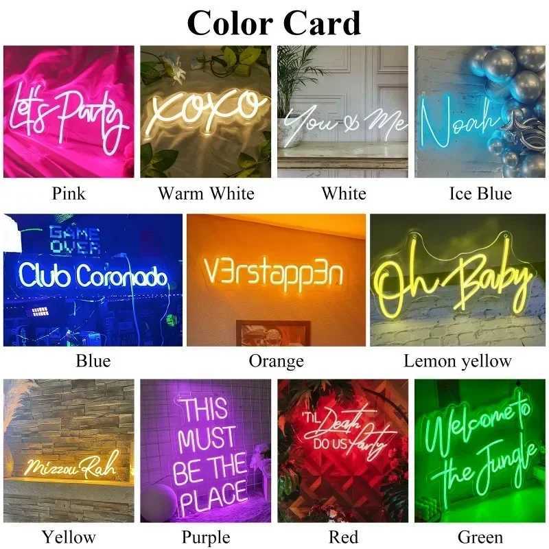 Custom Led Name Sign Gift for Kid Custom Name Signs Teenage Gift Led Neon Sign for Wall Decor Bedroom Decor Personalized GiftsXJ250626