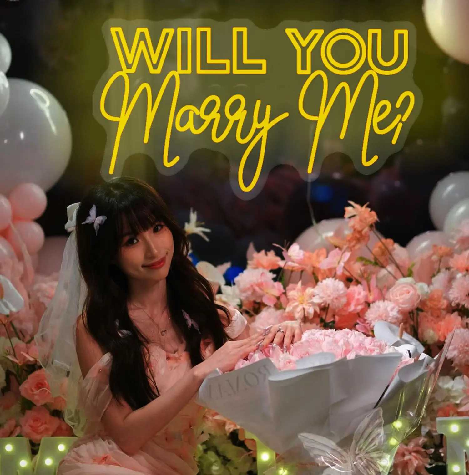 Will You Marry Me Neon Sign LED Light Custom Text Wedding Proposal Room Decor Valentines Anniversary GiftXJ250626