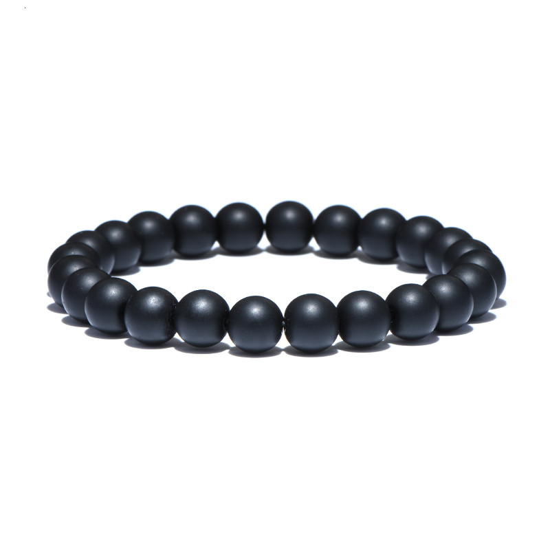 Noter Minimalist Natural Stone Beads Bracelet Charm Opal Tiger Eyes Braslet For Men Women Hand Jewelry Homme Yoga Braclet Gift