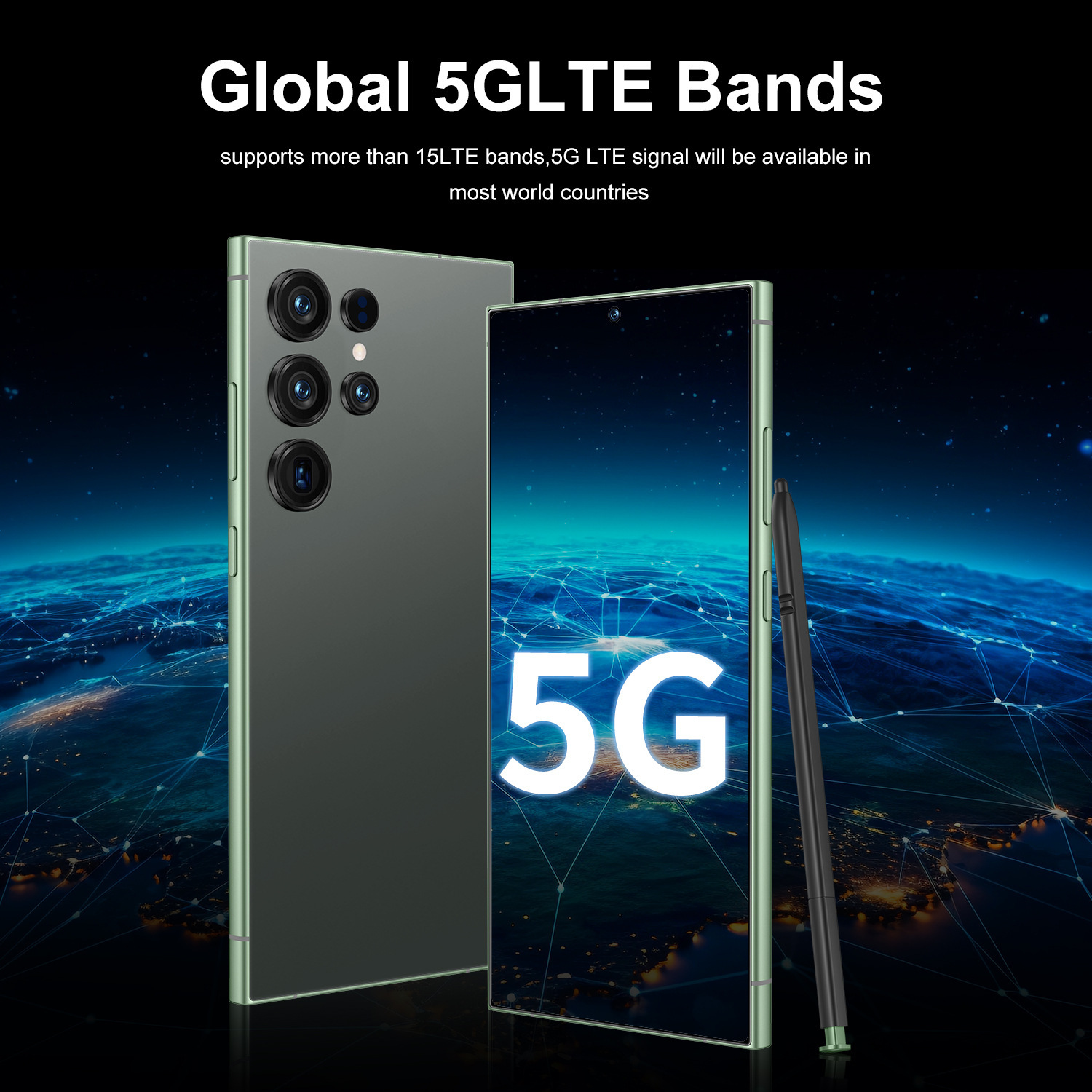 2025 Original S25 Ultra Smartphone 5G Global Version 7.3inch Cellphons 7800mAh 108MP Camera Android Unlocked Mobile Phone Nfc