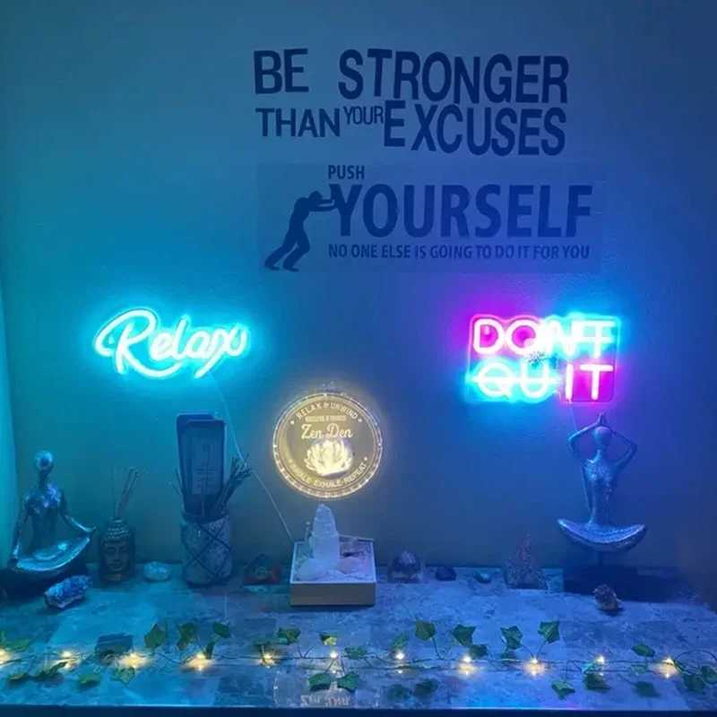 Relax Neon Light USB LED Sign For Home And Party Decor - Relaxing Letter Design For A Relaxing AtmosphereXJ250626