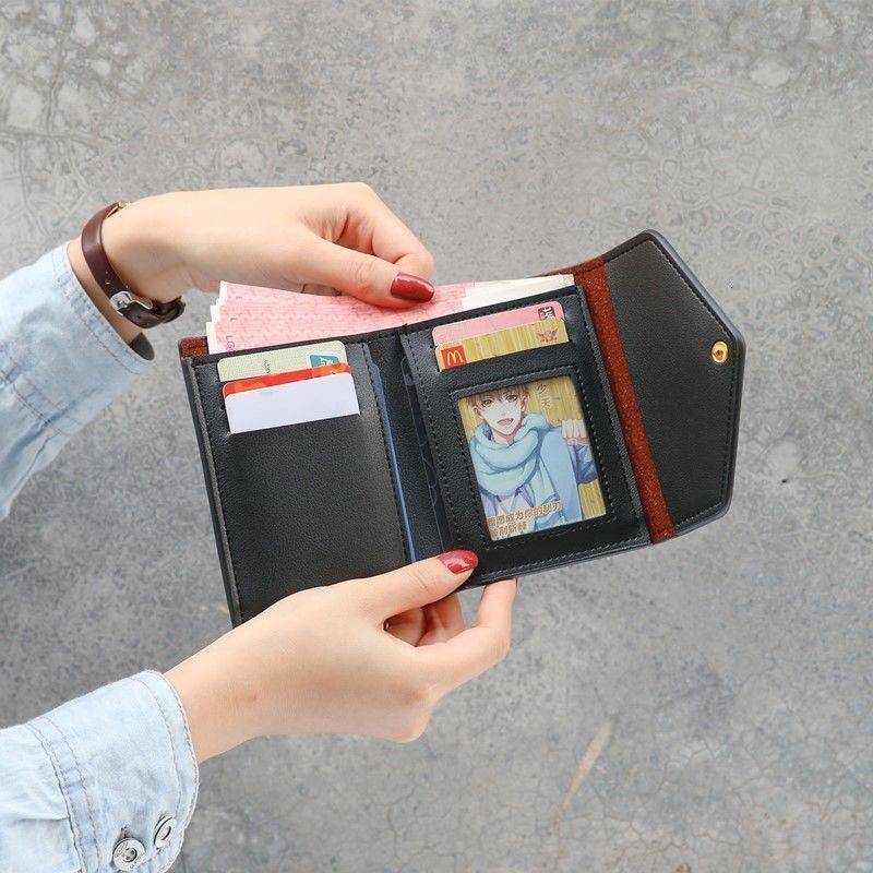 Designer Wallet Retro Women's Wallet, Classic Short Wallet, High Quality Leather Large Capacity, Multi Card Slot, Multi Function, Luxury Mini Bag