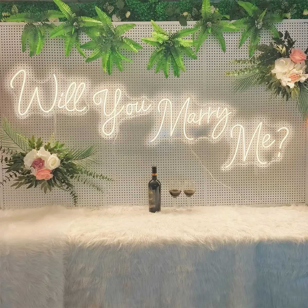 Will You Marry Me Neon Sign Custom Bedroom Bar Wedding Engagement Party Home Wall Decoration Personalized Gift For HerXJ250626
