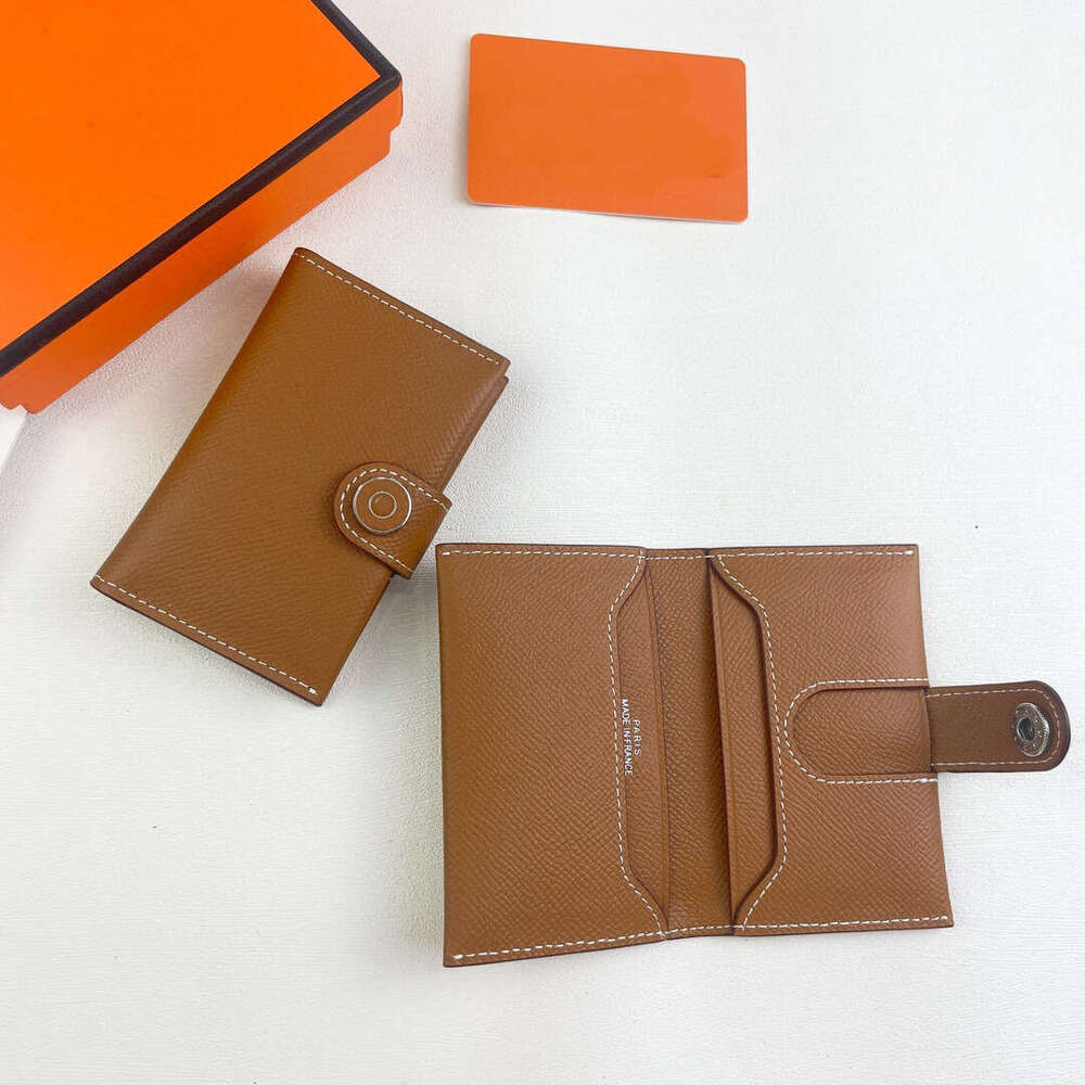 Elephant Gray EV Litchi Texture Compact Portable Practical Exquisite RMS Card Holder for Women wallet designer
