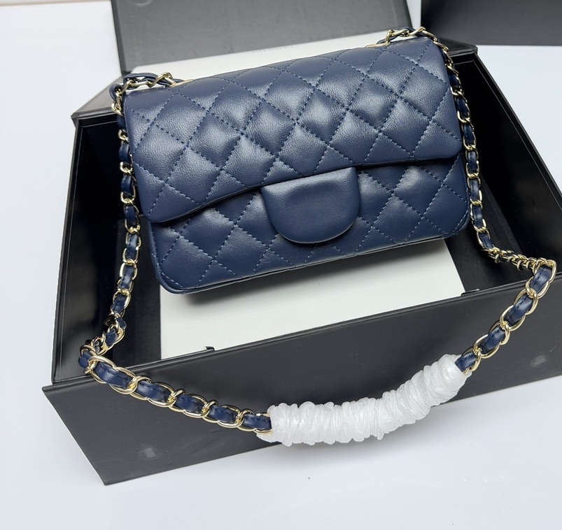 20cm Designer bags purse Flap Women bag luxury shoulder bag Handbag Caviar lambskin leather classic Flap Envelope Bag on chain Crossbody