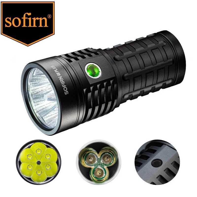 Sofirn Q8 Plus Super Powerful LED Flashlight 16000lm USB C Rechargeable 21700 Anduril 2.0 Torch XHP50B Reverse Charging W250701