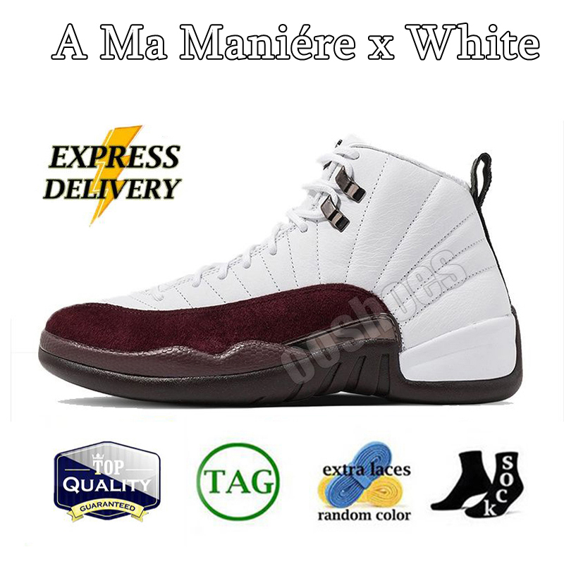 OG 12 Basketball Shoes 12s Designer Sneakers Flu Game French Blue Dark Grey AMM University Yellow Men Women XII Outdoor Sports Trainers With Size US13