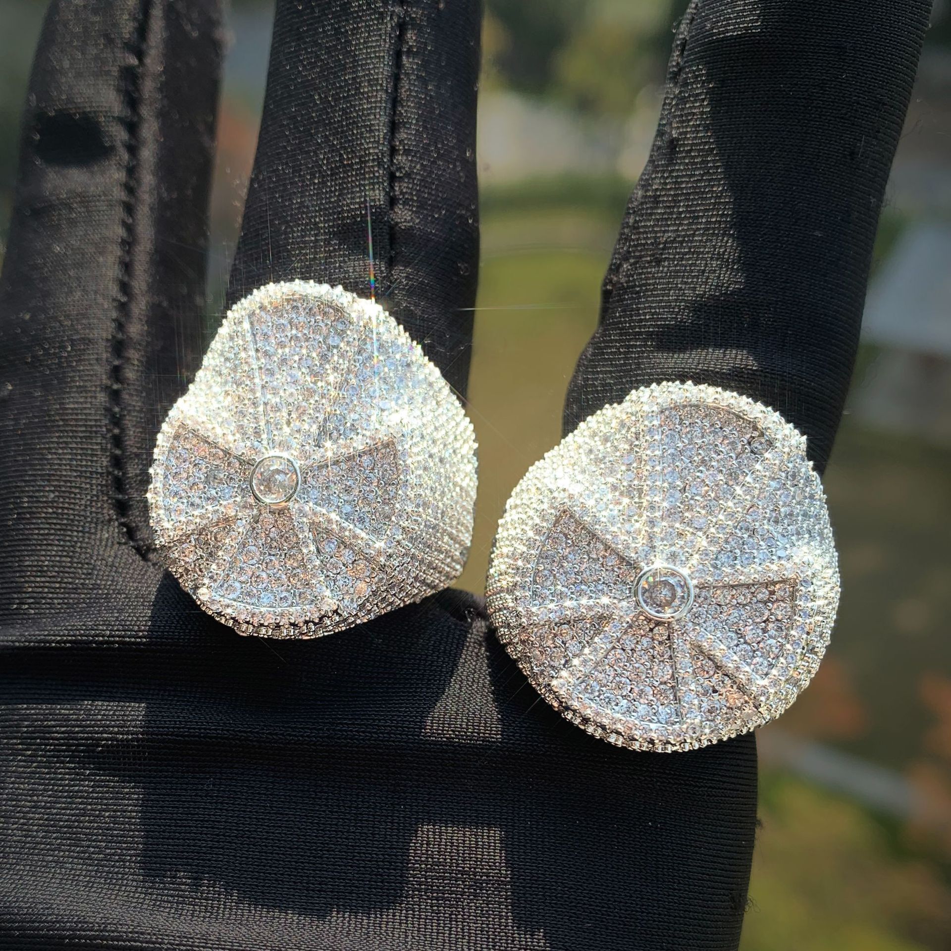 New Release Luxury VVS Moissanite Iced Out Hip Hop Cross Ring Premium Men's Bling Edgy Jewelry Passes the Diamond Tester