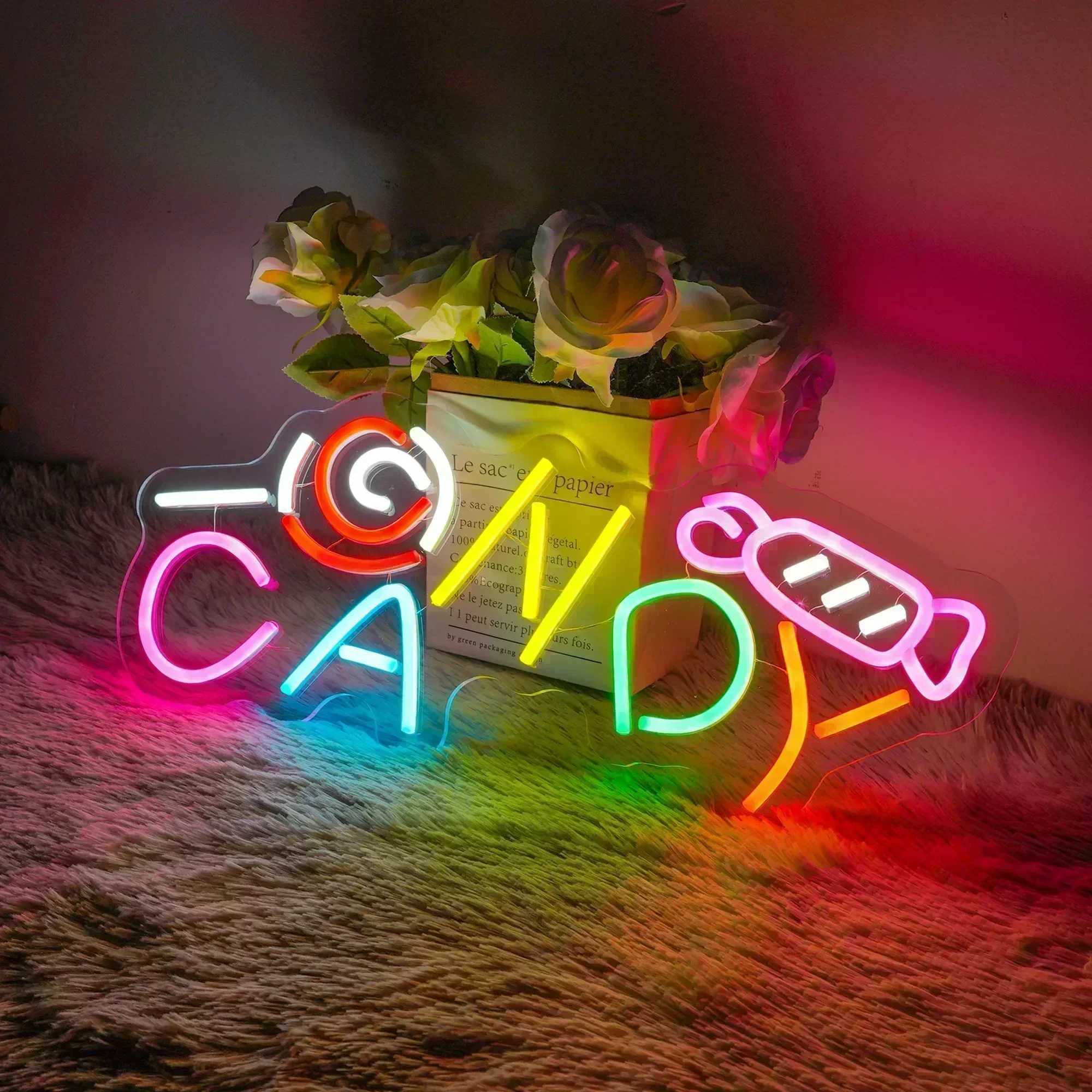 Custom Neon Sign Personalised LED Neon Lighting Custom Led Light Name Decor Wedding Sign Bedroom Home Bar Wall Neon DecorationsXJ250626