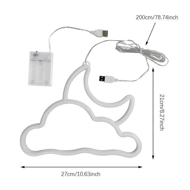 Moon Neon Signs Light LED Atmosphere Lighting with Base Wall Lamp for Birthday Party E-sports Room Camping Summer Decor XJ250626