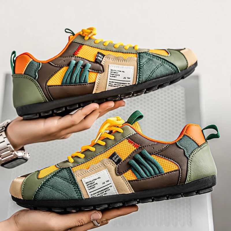 Canvas Fion Casual Thick-Soled Sneakers New Big Size Breathable Punk Sports Flat Sole Graffiti Mens Shoes Y250627