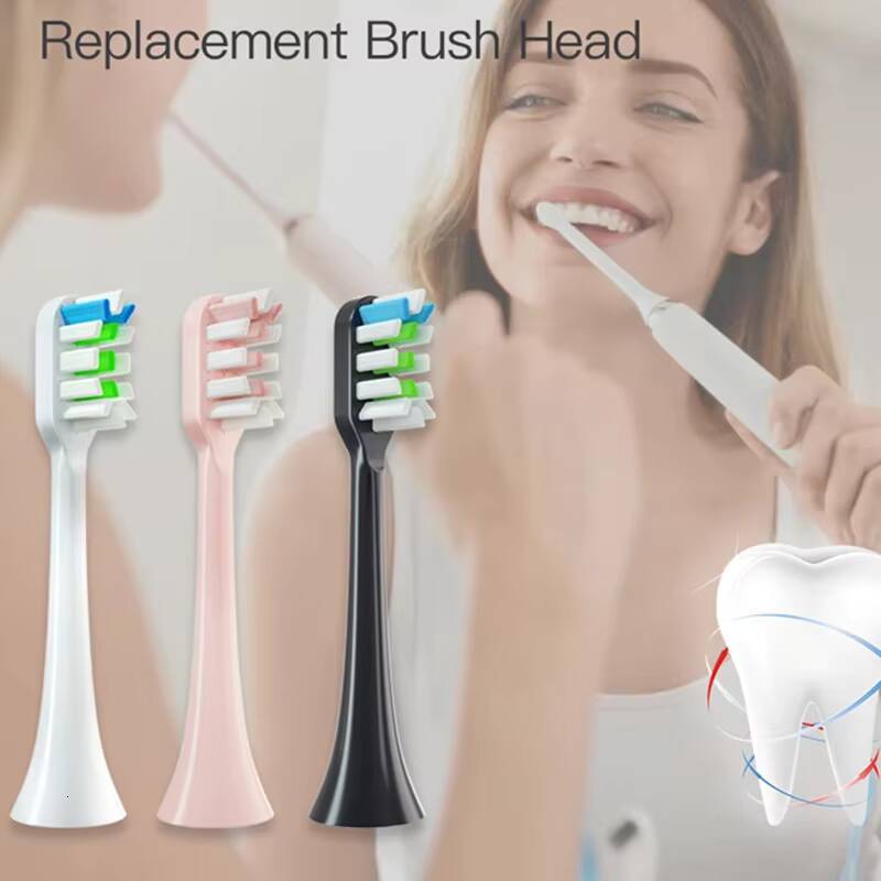 12pcs for SOOCAS X3/X3U/X5 Replacement Clean Tooth Brush Heads Sonic Electric Toothbrush Soft Bristle Nozzles