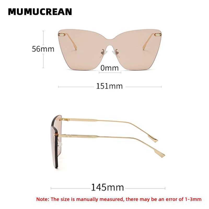 New style sunglasses JS8524 fashion European and American one-piece frameless sunglasses anti-ultraviolet womens same style U250627