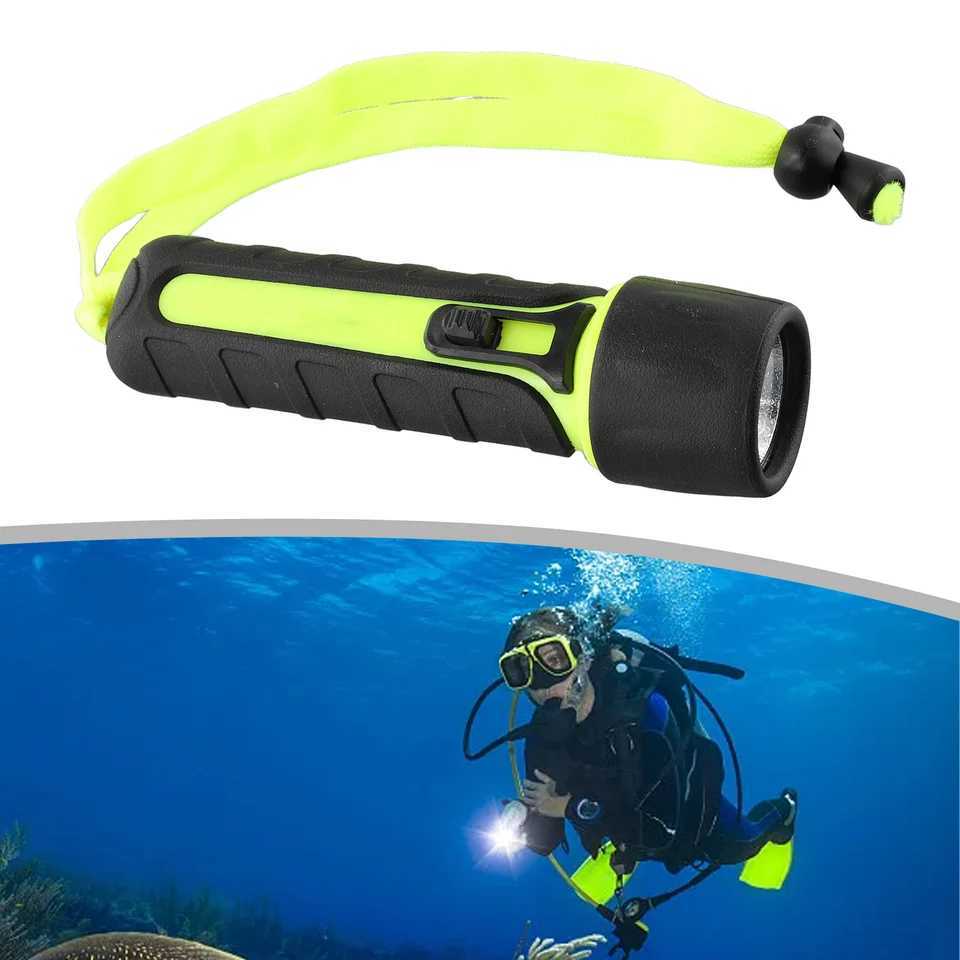 Mini Portable Lighting Lights Waterproof 8000LM LED Scuba Diving Flashlight Underwater Torch Light Lamp 50M W250701
