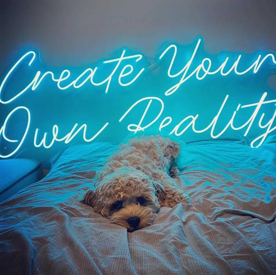 Free Shipping Manufacturer Illuminated Light Lighting Signage LED Neon Acrylic Signs for Decoration XJ250626