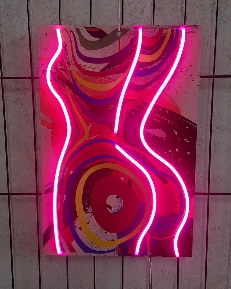 Woman Body Neon Sign Woman Body Wall Art Girl Neon Sign Pop Art Neon artwork Large Bedroom Art Sign XJ250626