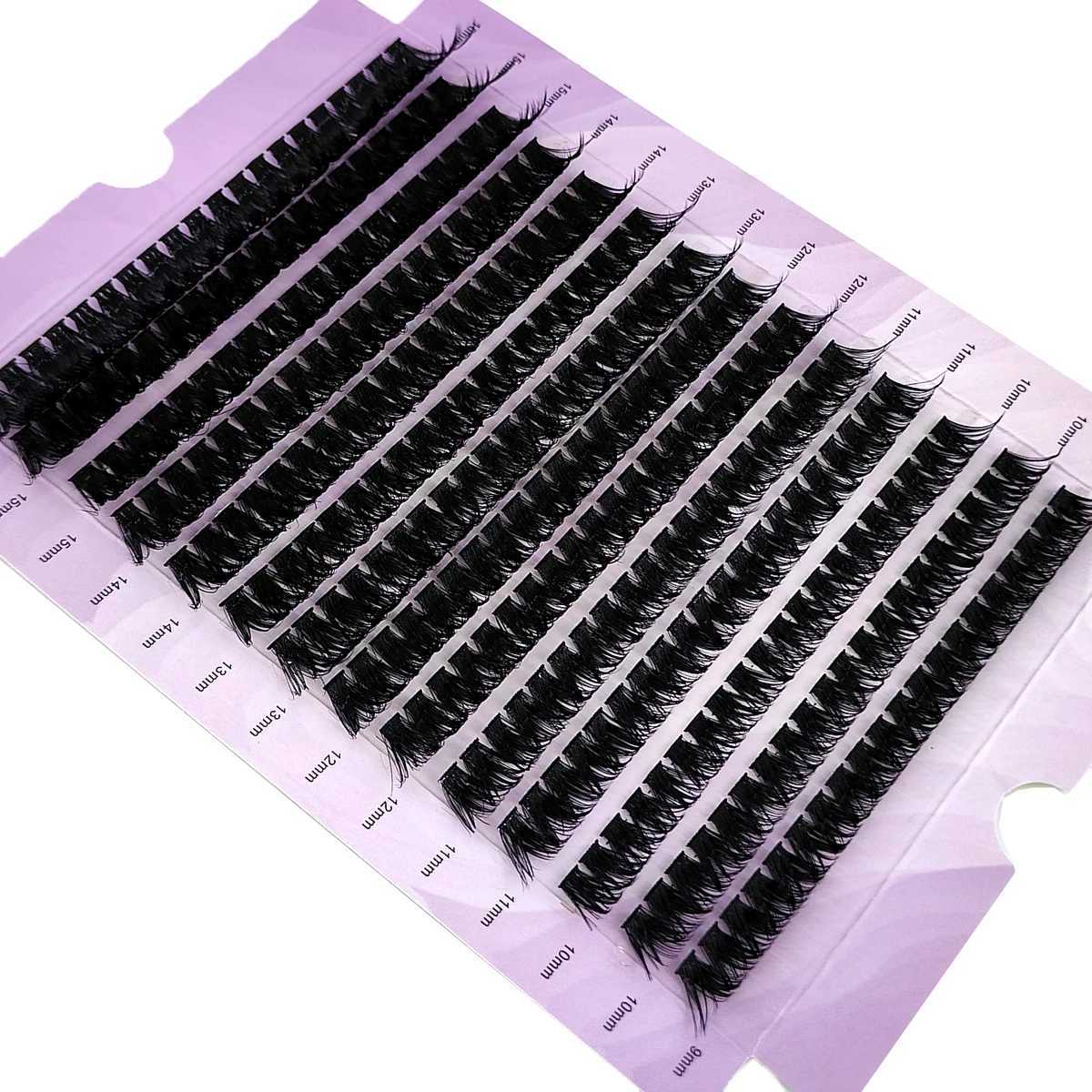 New 00D Mixed Tray 9-6mm Individual Lashes 3D Russia Volume Eye Lashes Soft Natural Lashes Mink Lash Cluster False Eyelash W250627