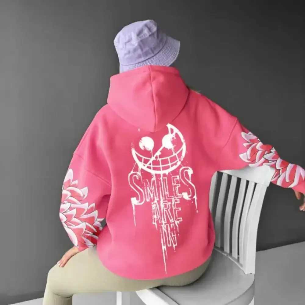 Oversized Donquixote Doflamingo Hoodie Long Sleeved Hoodie Mens Fashion Trend Oversize Racing Print Hoodie W250627