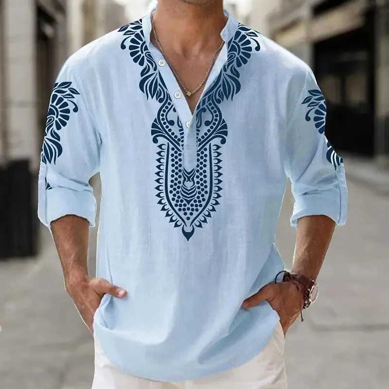 Fashionable And Trendy Mens Casual Business Middle Eastern Style Selected Shirts Long Sleeved Shirts Slim Loose Fashionable Men W250627