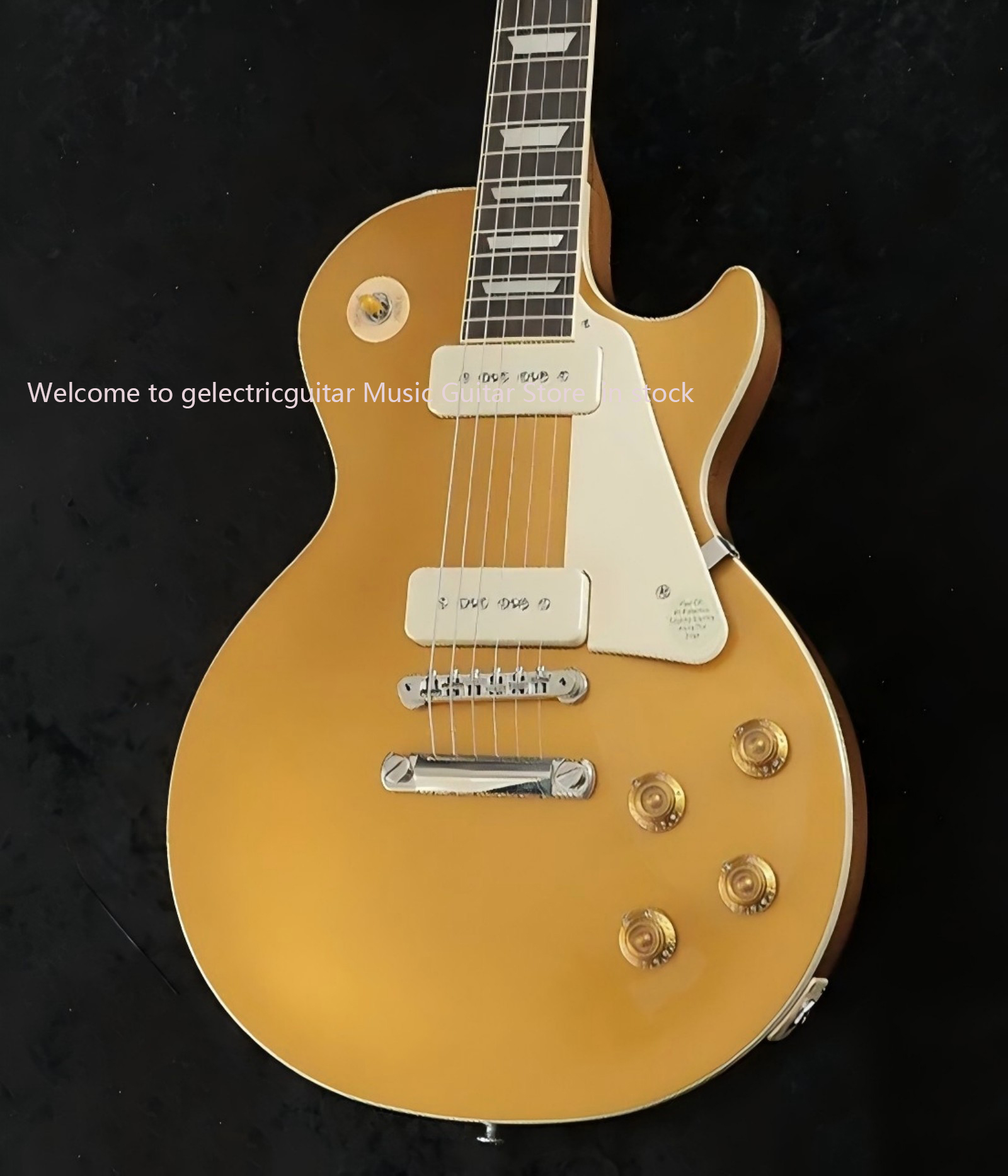 Custom shop Standard 50s hotP90 Gold Top electric guitar