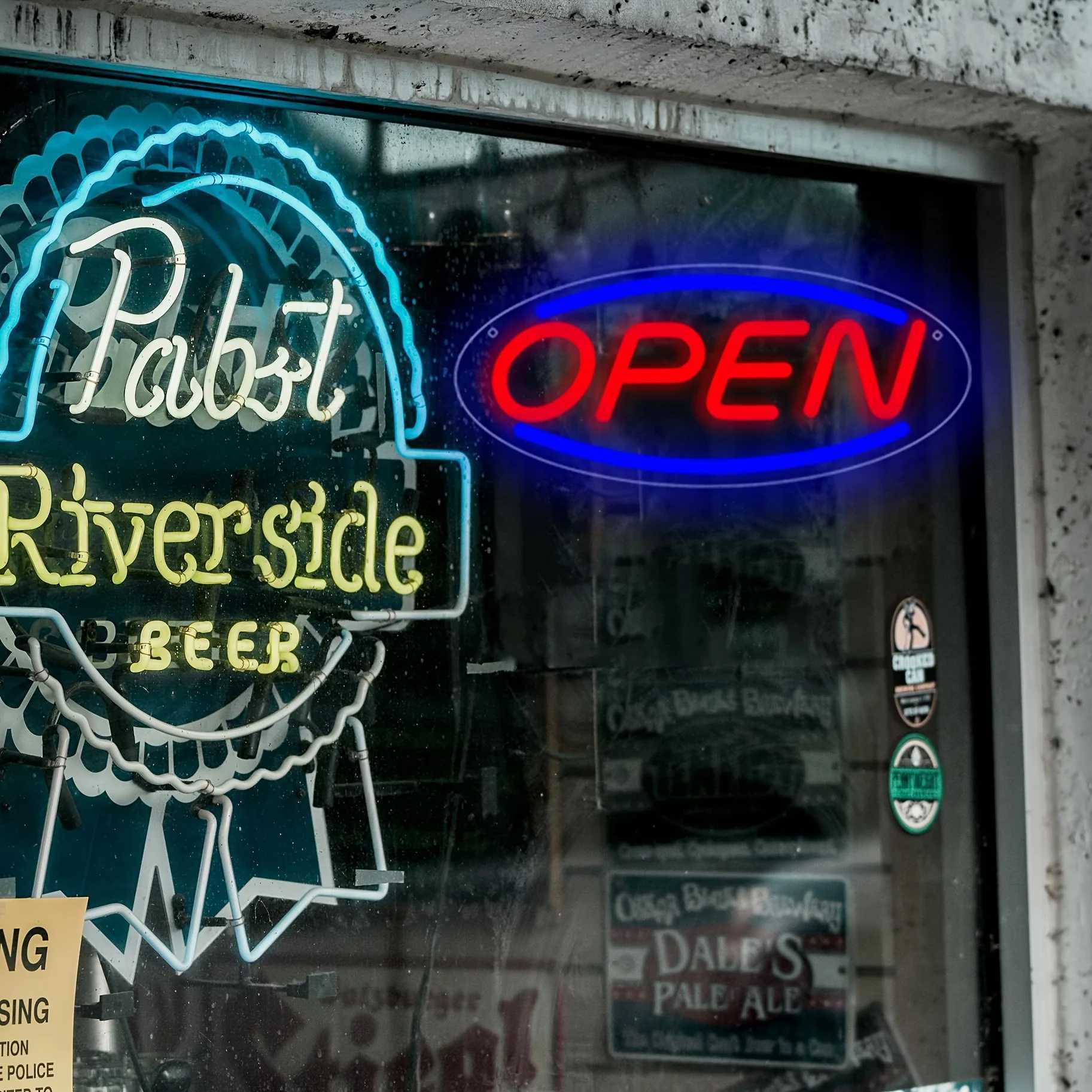 Open Neon Sign LED Neon Light for Commercial Wall Light USB Powered for Bars Shops Coffee Shops Hotels Outdoor Decoration XJ250626