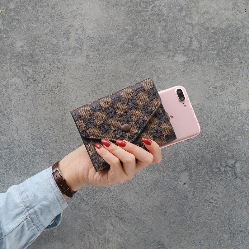 Designer Wallet Retro Women's Wallet, Classic Short Wallet, High Quality Leather Large Capacity, Multi Card Slot, Multi Function, Luxury Mini Bag