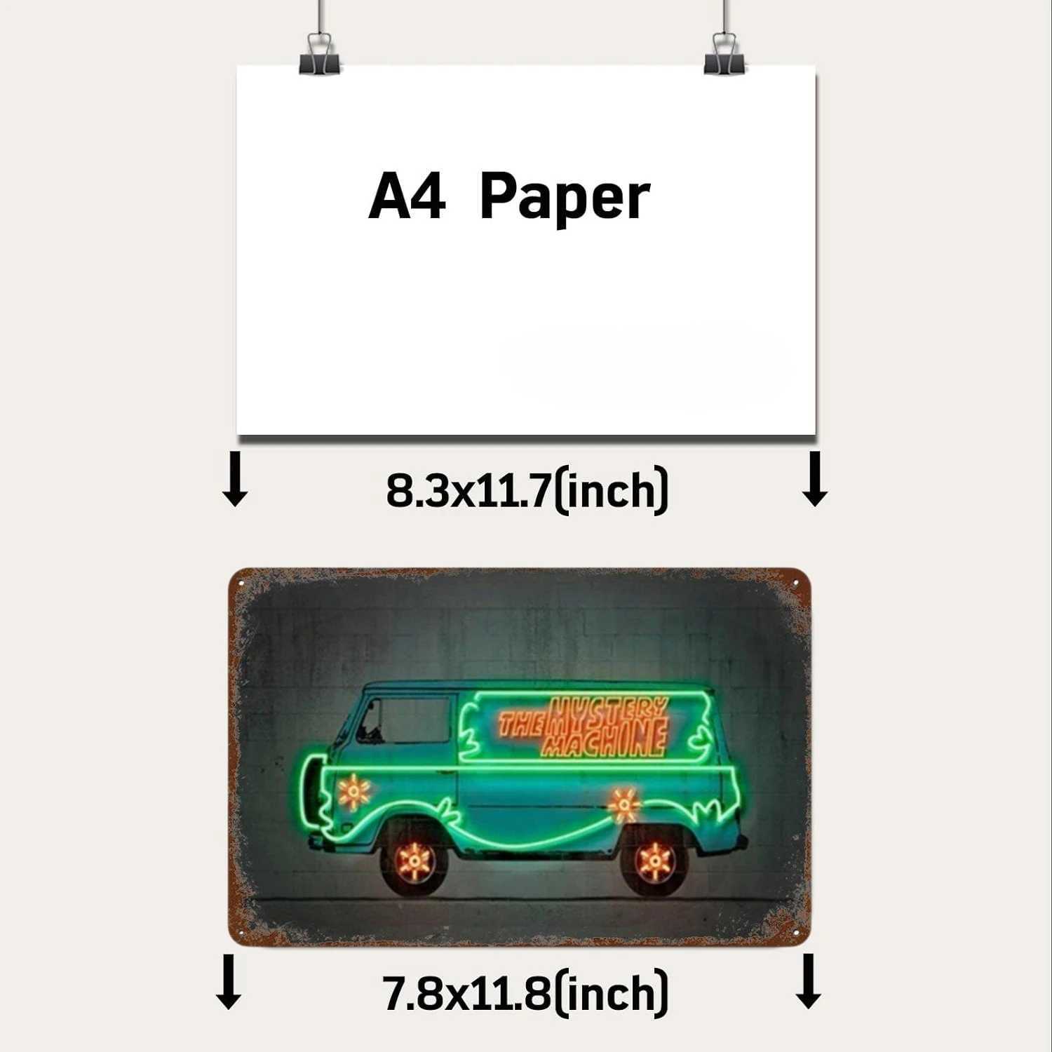 Vintage Neon Cartoon Police Car SUV Vehicle Car Retro Posters Metal Tin Sign Plaque For Kid Garage Room Home Wall Art DecorationXJ250626