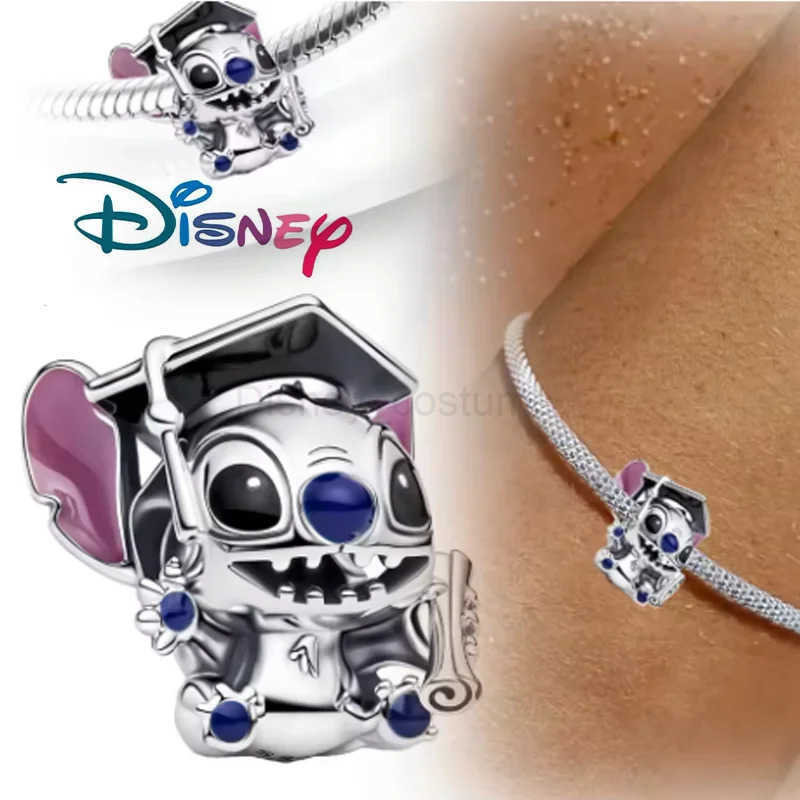 Disney s Popular Cartoon Stitch And Angel Charm Beads Suitable For Female DIY BraceletsSymbolizing Friendship Pendant Gifts X250627