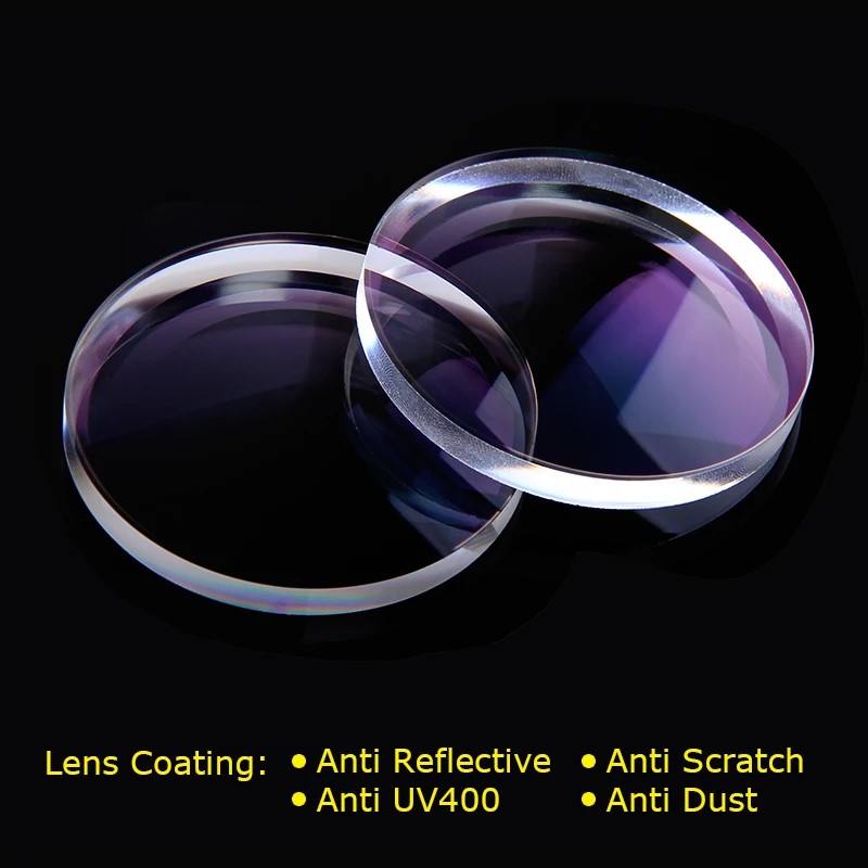 1.56 1.61 1.67 1.74 Anti blue light Lens Custom prescription lenses Computer reading Eyewear anti scratch Prescription Aspheric Optical Lenses Myopia lens