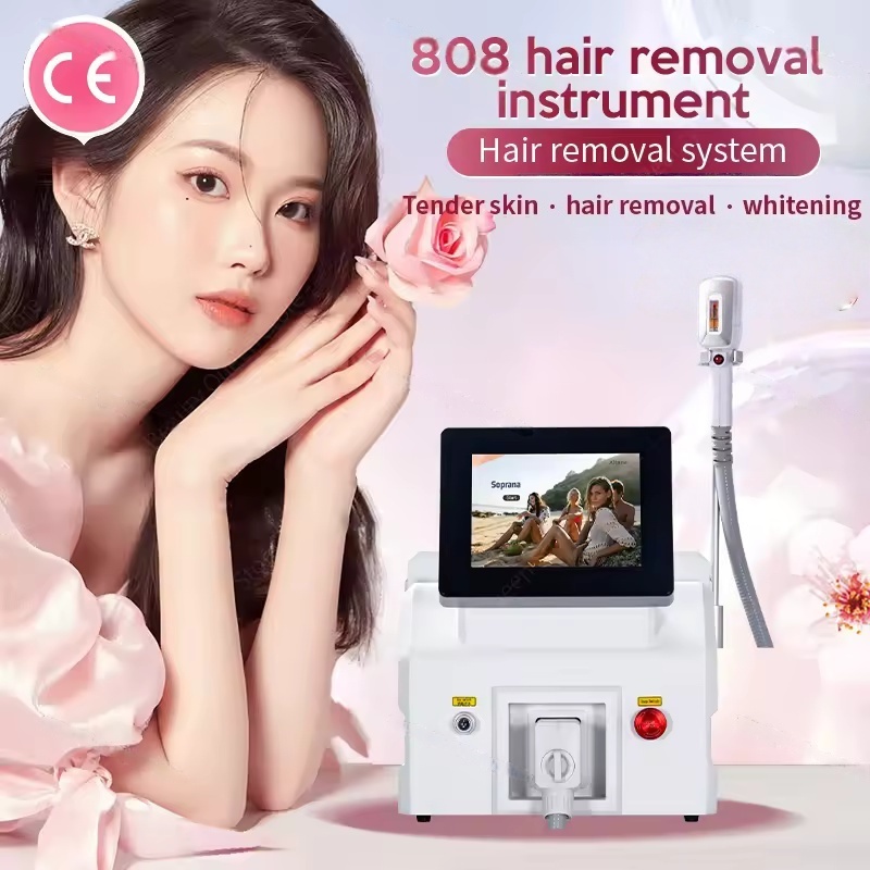 Profession 808nm Diode Hair Removal Machine 3 wavelength Ice Platinum Painless Permanent Epilator Skin Rejuvenation For Salon