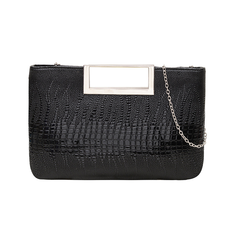 European trend and American women s fashion trend handbag new crocodile pattern diagonal chain evening bag shoulder bag designer bag women s crossbody