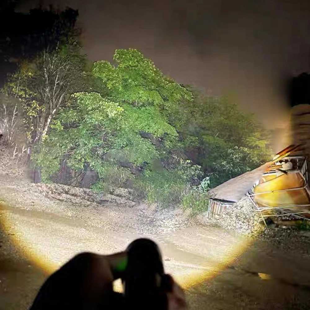 Super bright LED aluminium alloy flashlight Rechargeable torch Outdoor searchlight Portable camping light With telescopic zoom W250701