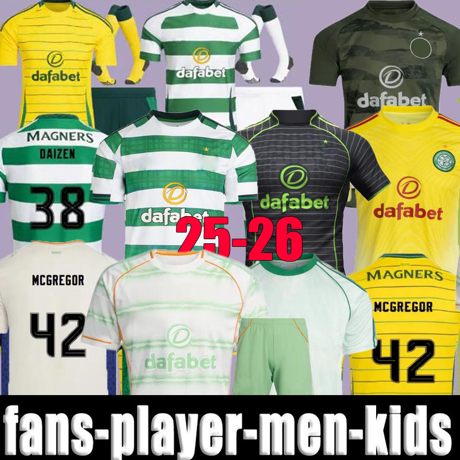 2025 CelticFc Soccer Jerseys Limited edition EDOUARD Irish Origins men kids kit Celts Ireland Special 24 25 26 BRADY KEANE ELYOUNOUSSI CHRISTIE JOTA Football Shirts