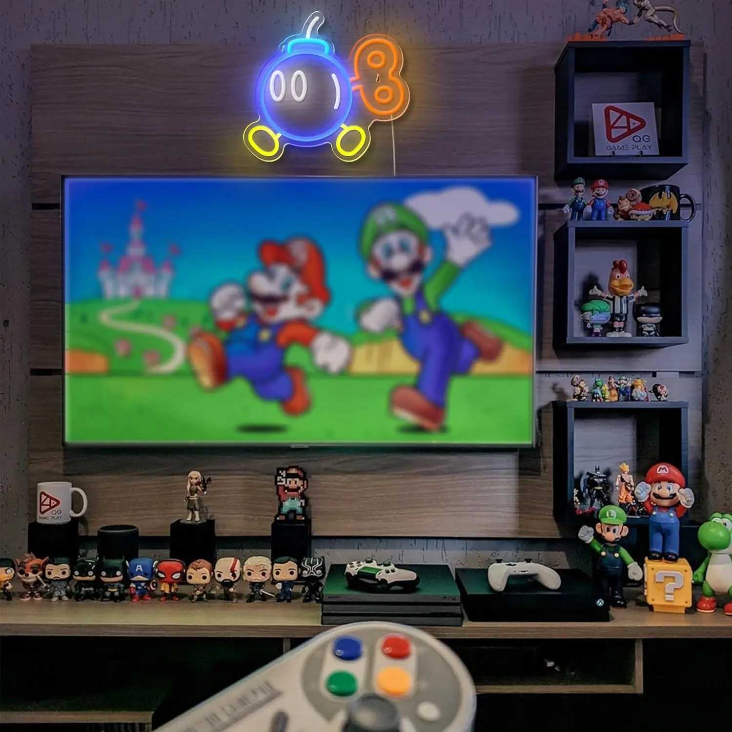 Gaming Neon Sign for Gamer Room Decor Anime Neon Dimmable LED Sign USB Powered for Bedroom Game Room Man Cave Gifts for Teens XJ250626